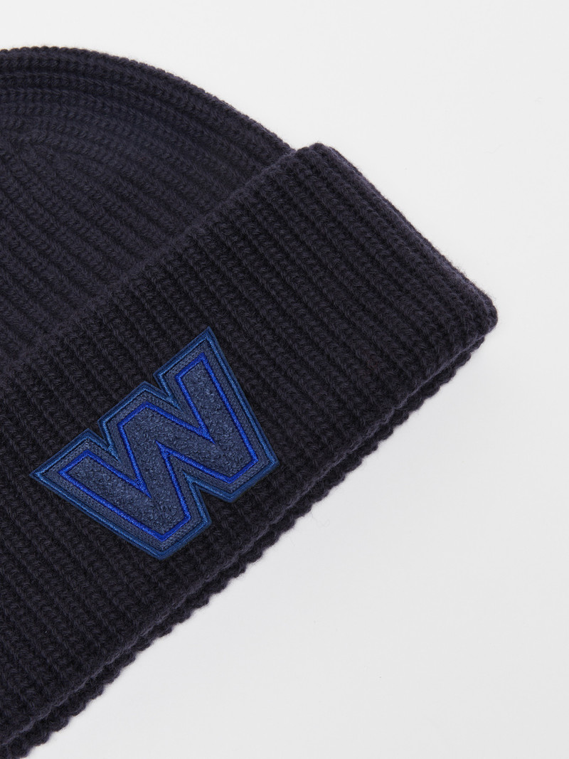 WEEKEND Max Mara ALBEN Wool logo beanie hat outlook