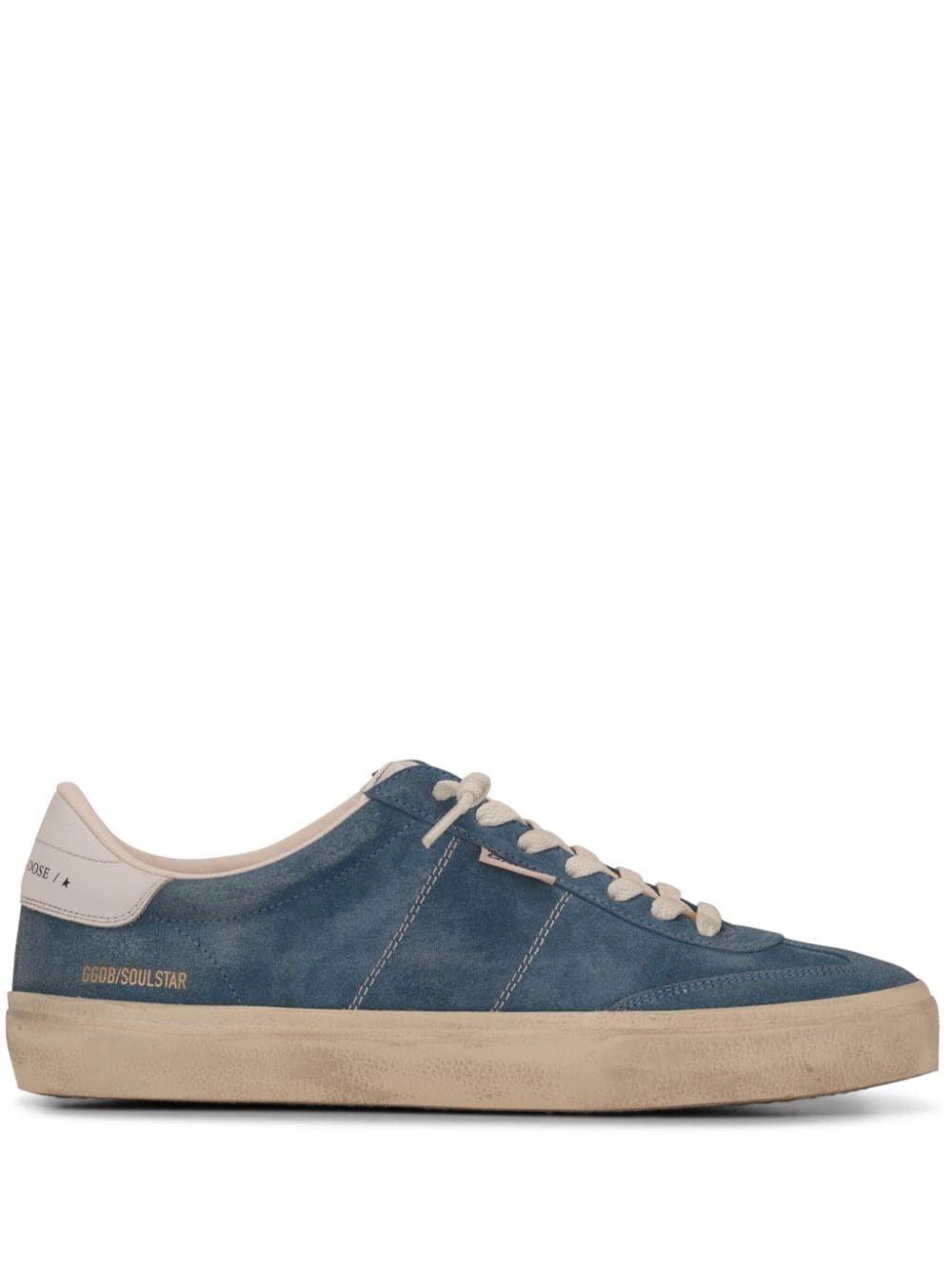 logo-patch lace-up sneakers - 1