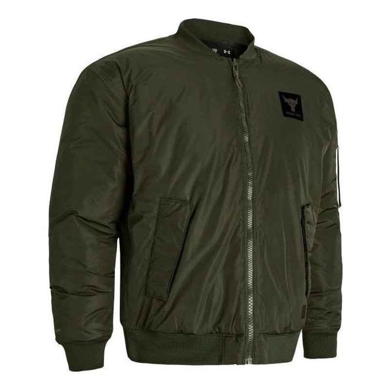 Under Armour Project Rock Bomber Jacket 'Green' 1382278-390 - 1