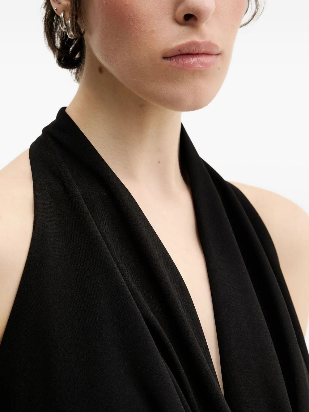 cowl-neck sleeveless top - 4