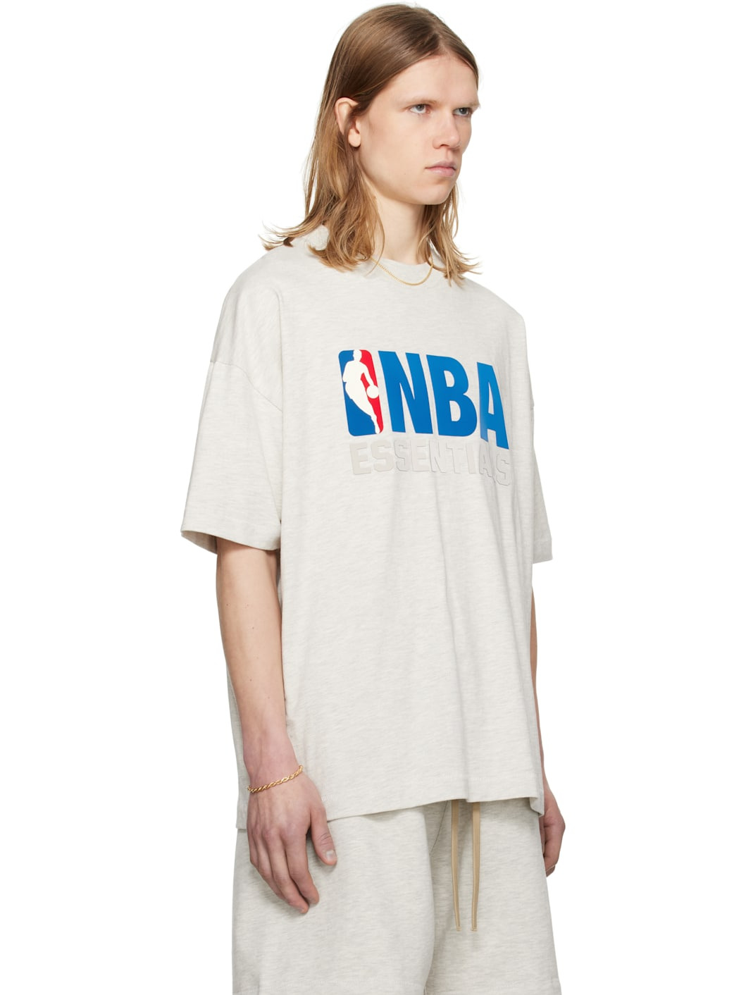 Gray NBA Short Sleeve T-shirt - 2