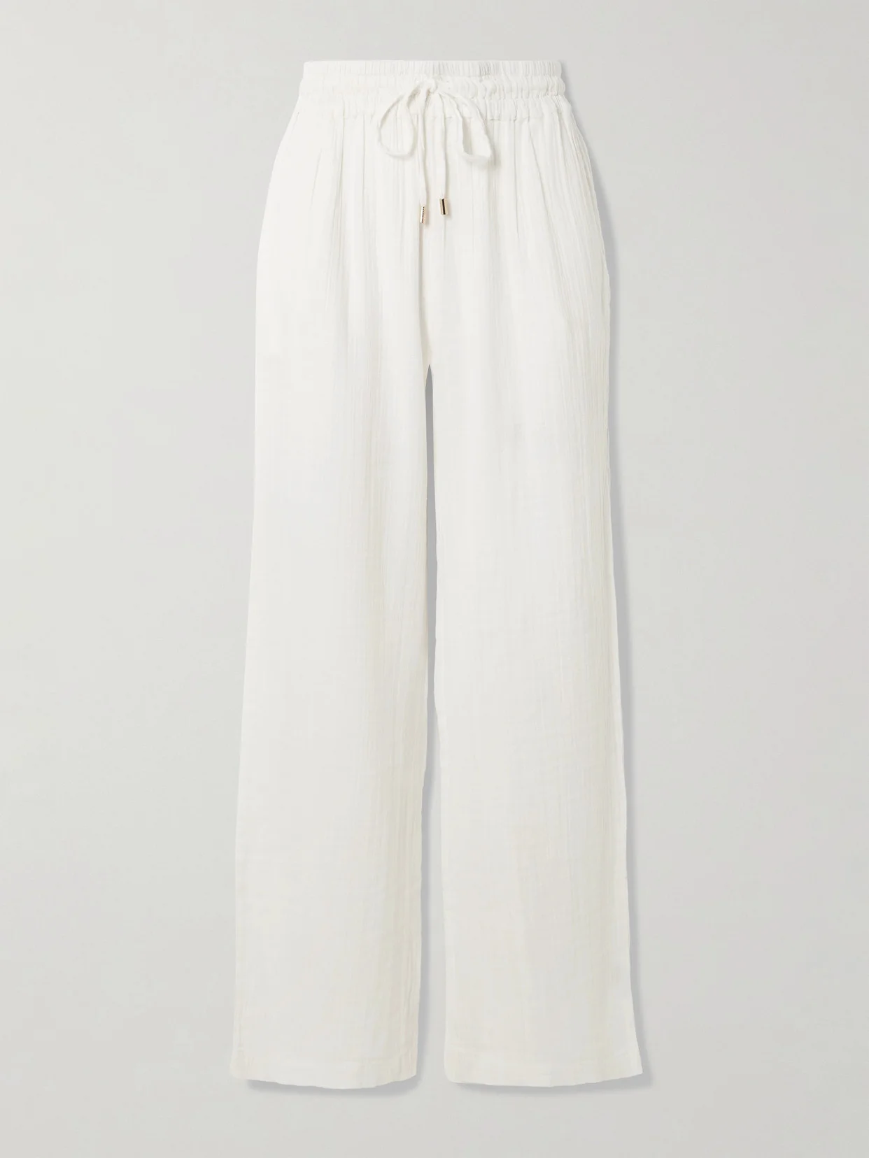 Krissy Crinkled-cotton Straight-leg Pants - 1