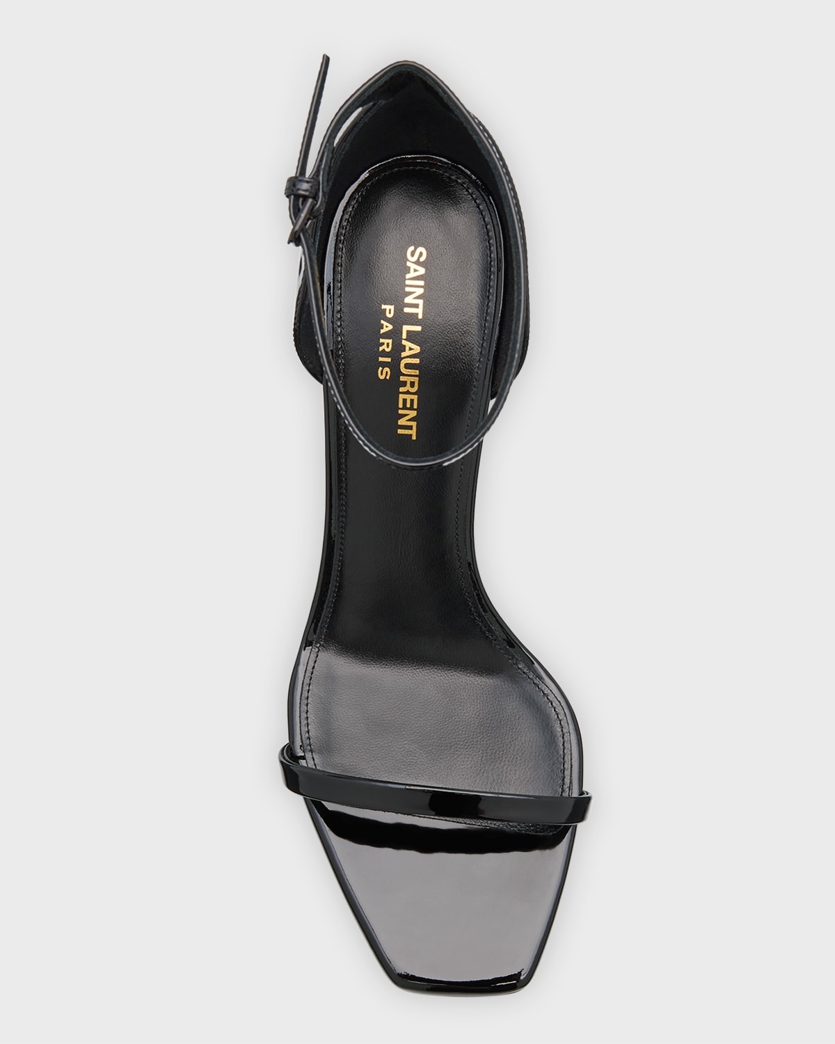 Opyum Patent YSL Ankle-Strap Sandals - 6