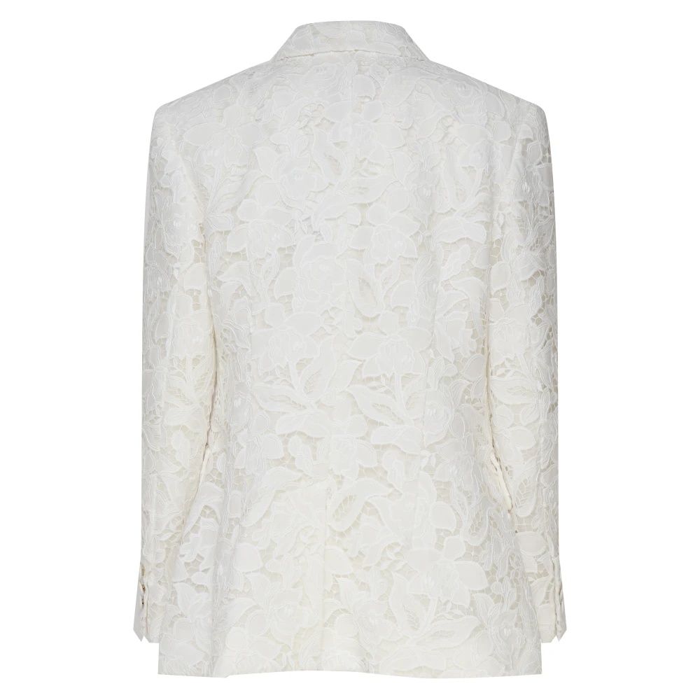 ジャケット ZIMMERMANN Women Jackets 9550JS241IVOBIANCO White Zimmermann WHITE JACKET FRONT POCKETS SINGLE BUTTON | miinto