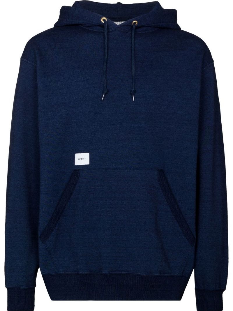 blank hooded sweatshirt - 1