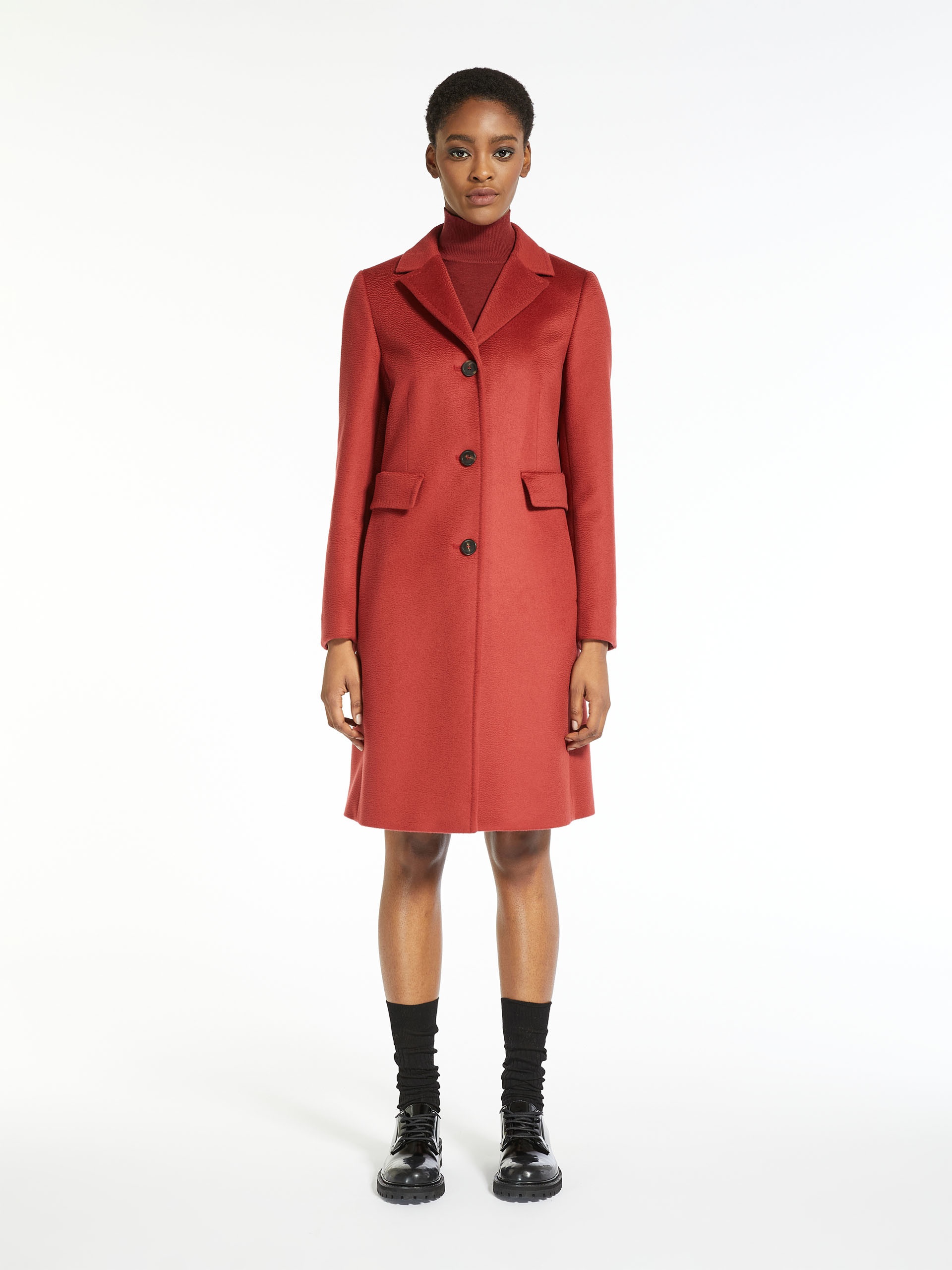 TEVERE Wool broadcloth coat - 3