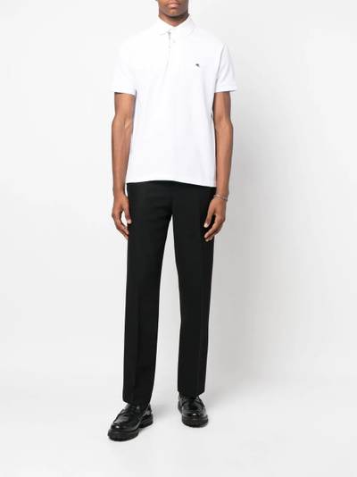 Etro embroidered logo polo shirt outlook