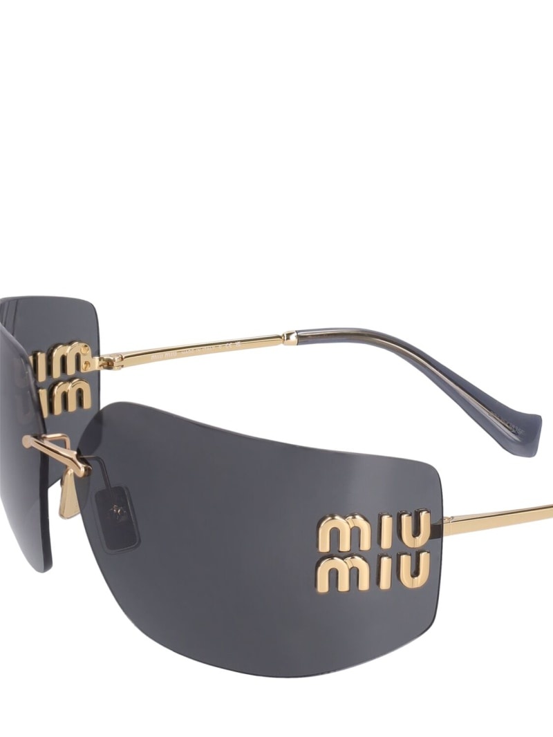 Mask metal sunglasses - 4