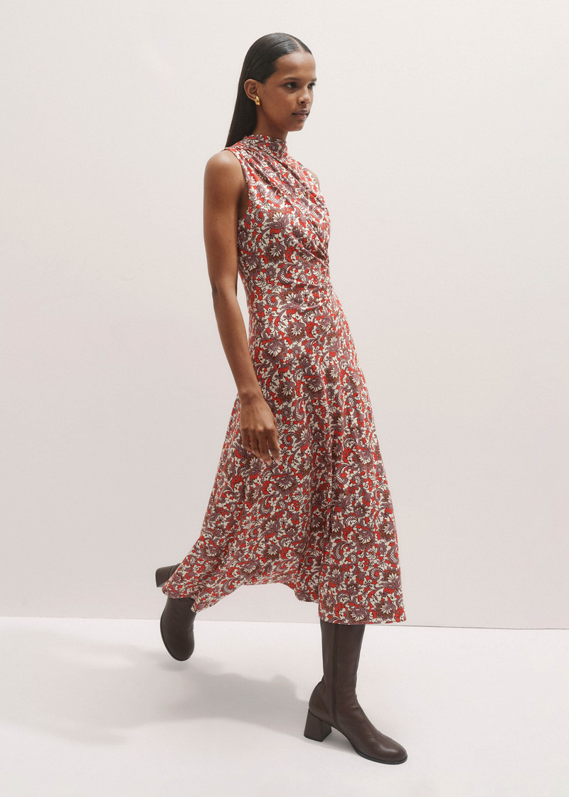 Ruched Midi Dress 1