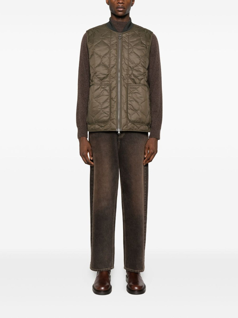 Barbour quilted zip-up vest outlook