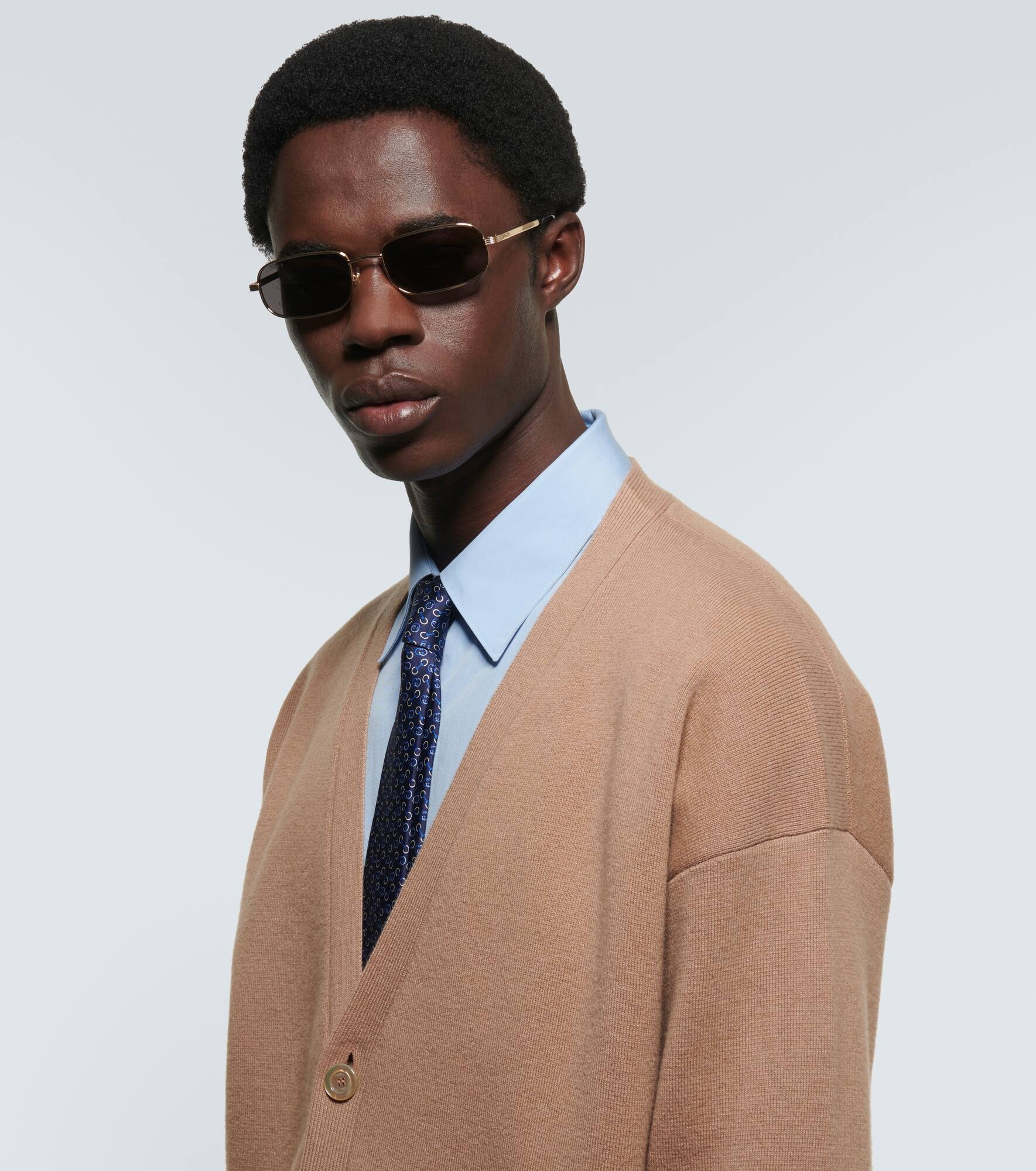Logo rectangular sunglasses - 3