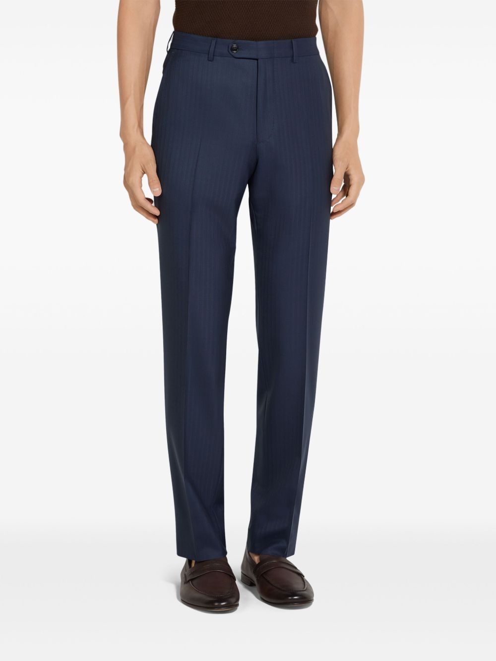 wool single-breasted suit - 4