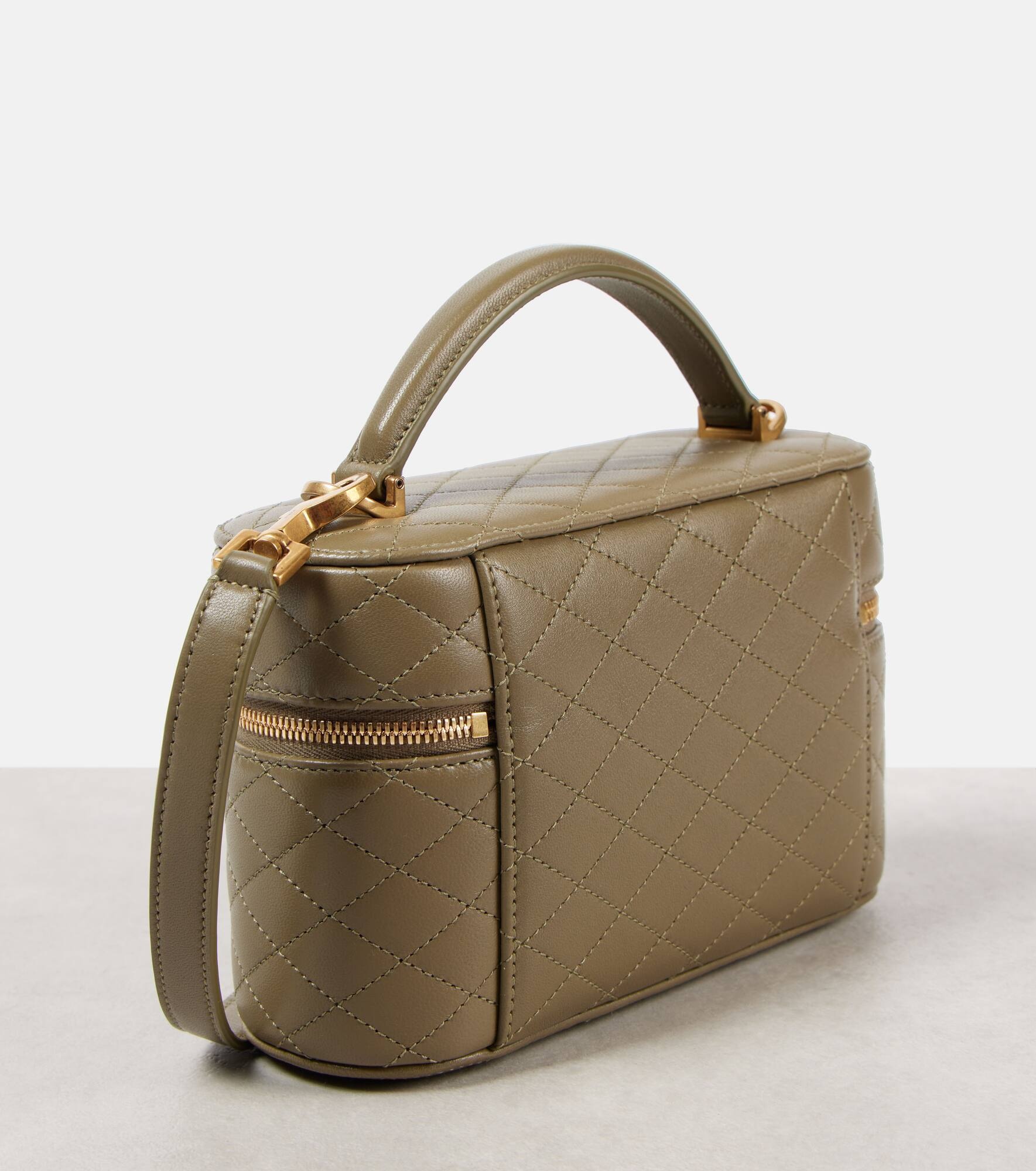 Gaby Cassandre quilted leather vanity bag - 4