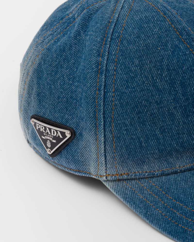 Denim baseball cap 4