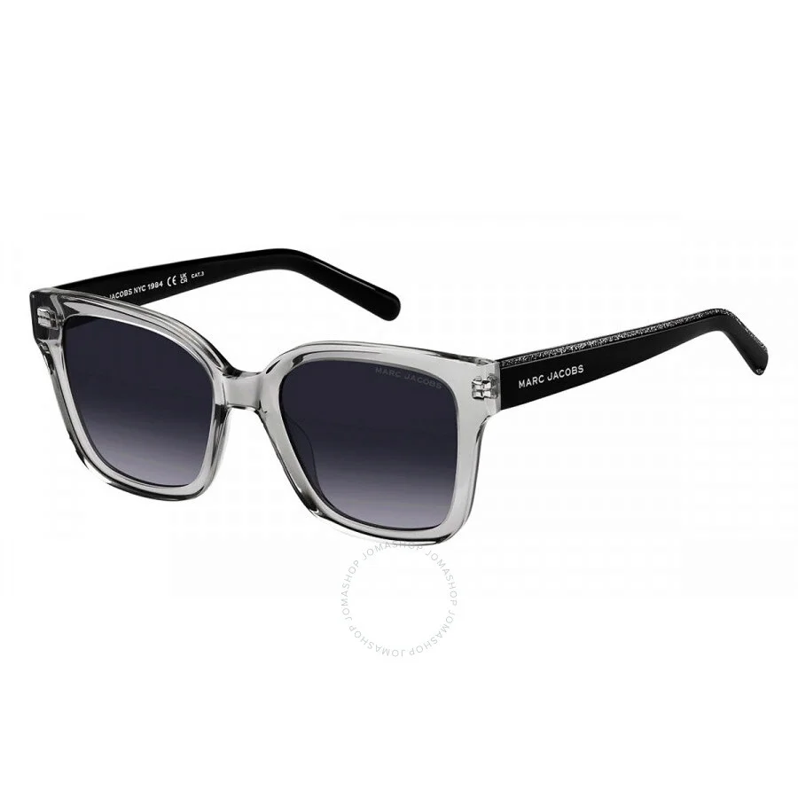 Marc Jacobs Dark Grey Shaded Square Ladies Sunglasses MARC 458/S 0KB7/9O 53 - 1