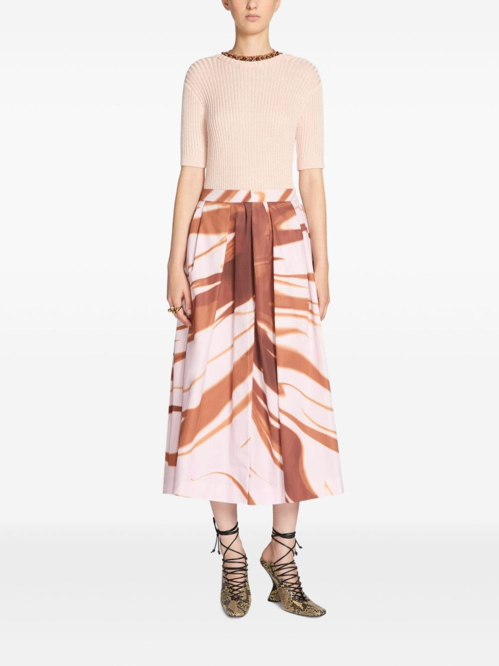 Soni printed midi skirt - 2