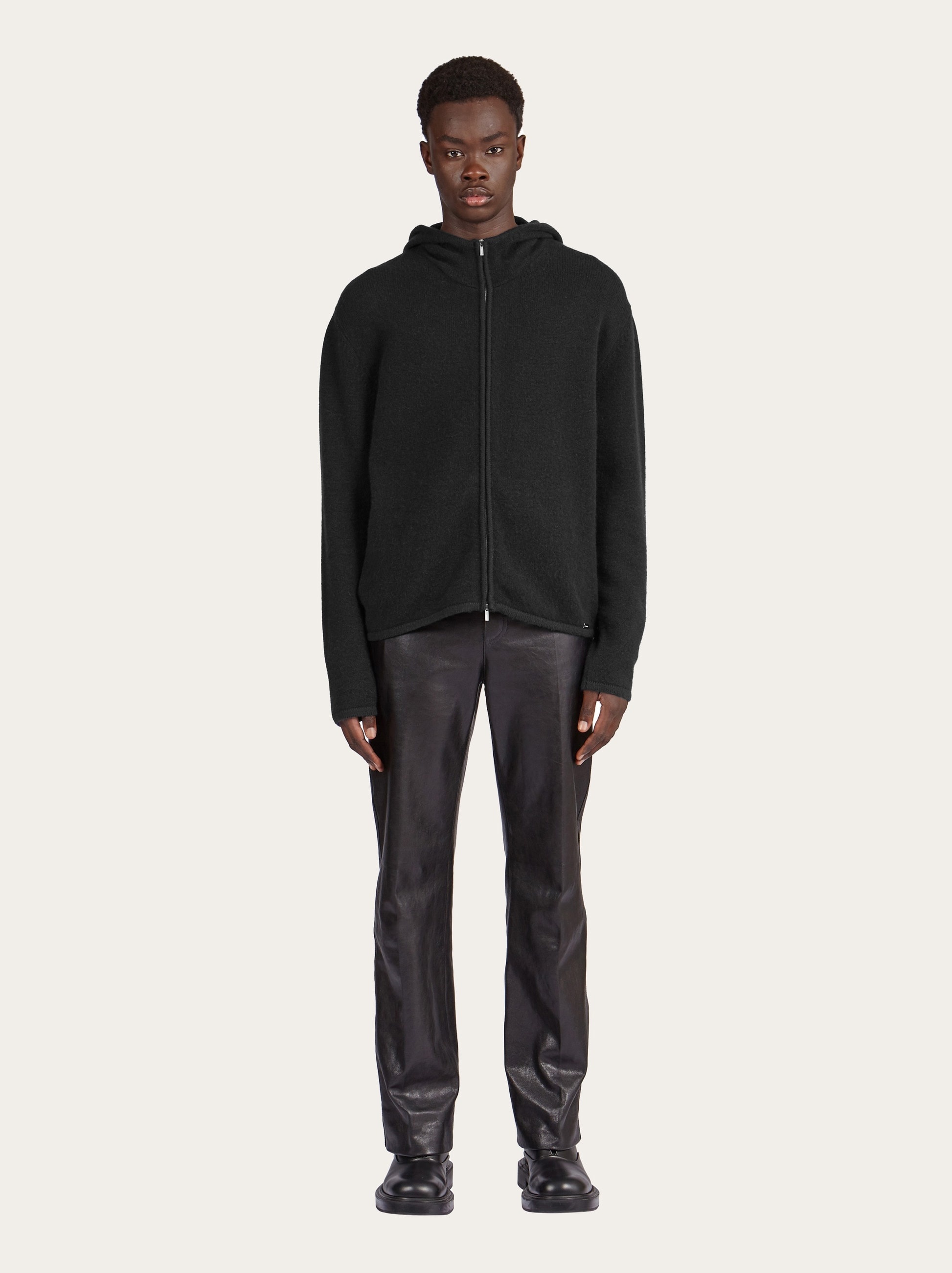 Knitted zip blouson - 6