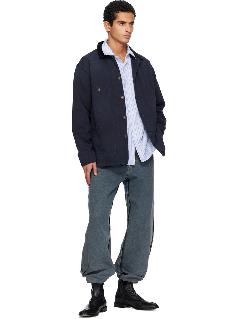 MM6 Maison Margiela Black New Classic Stitch Boots outlook