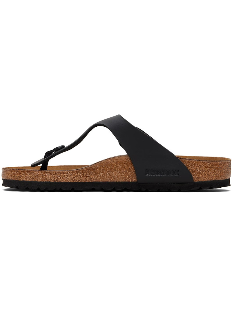 BIRKENSTOCK Black Regular Gizeh Sandals outlook