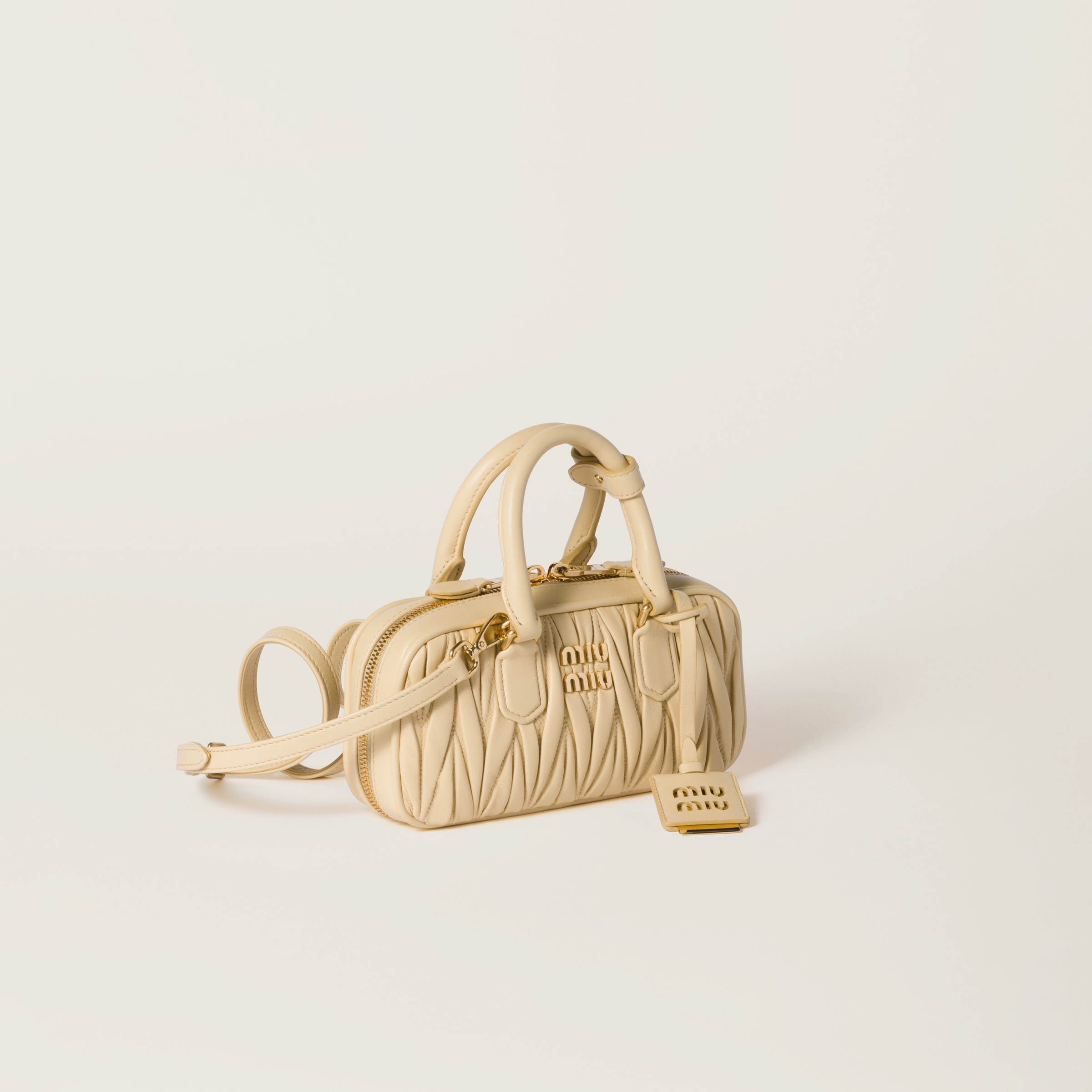 Arcadie matelassé nappa leather mini-bag - 3