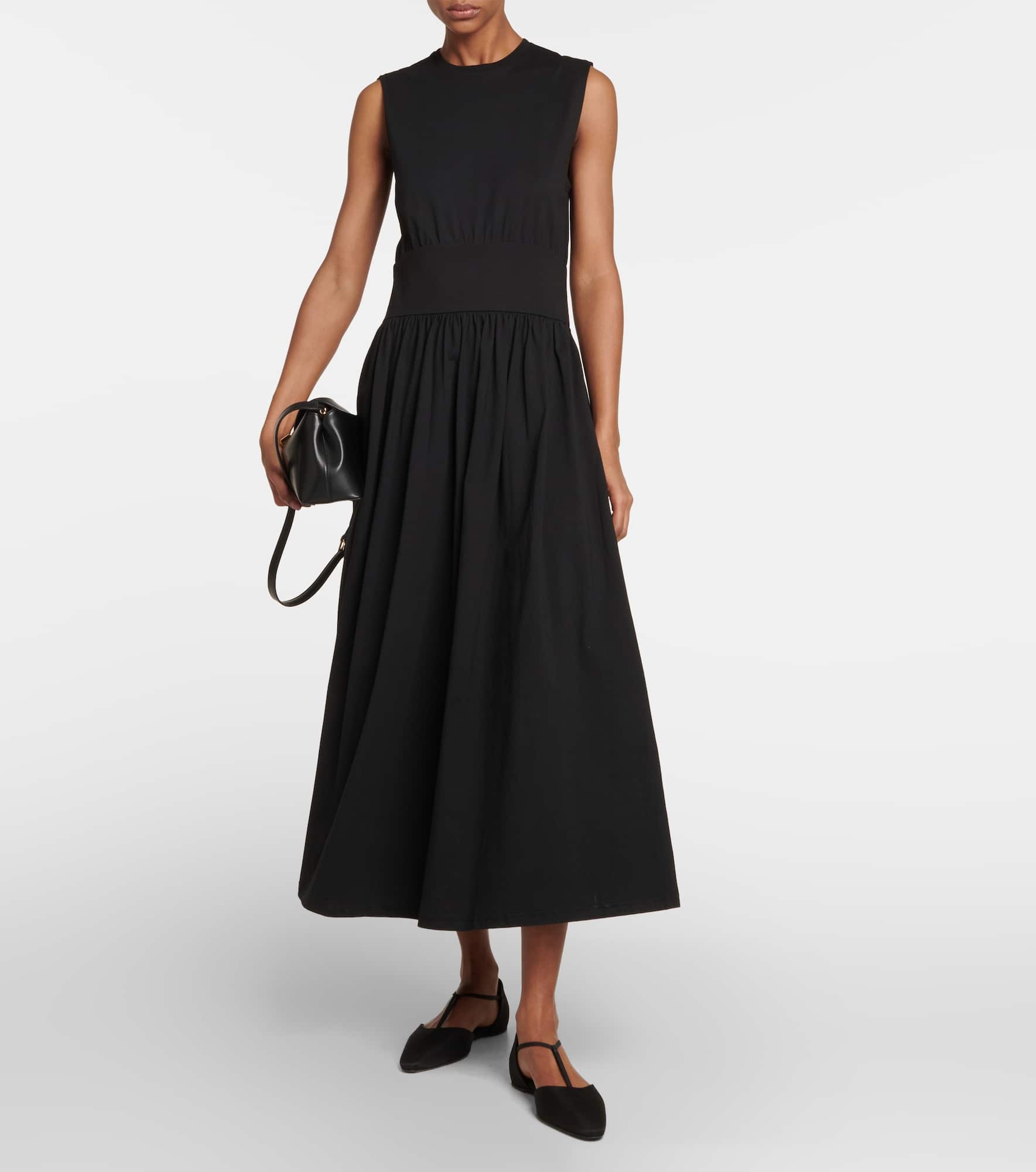 Cotton midi dress - 2