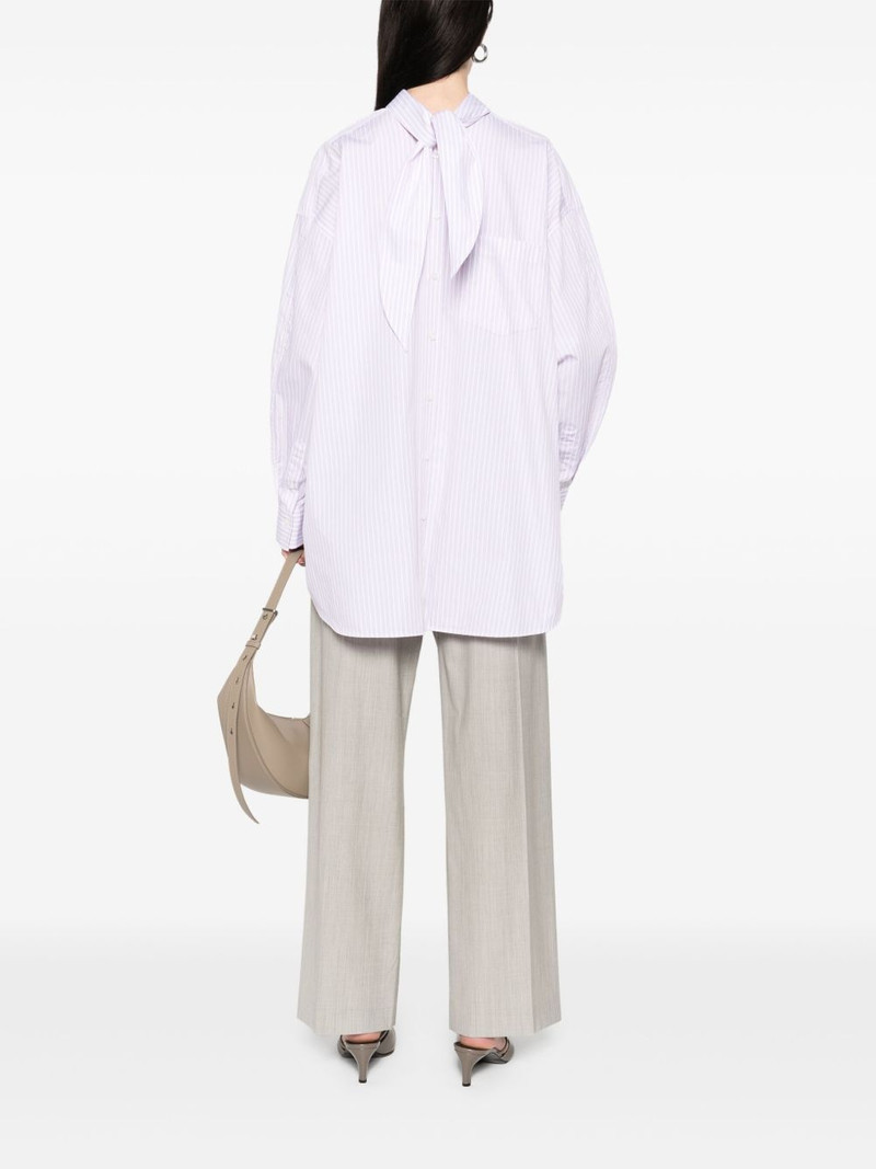 Victoria Beckham striped shirt outlook