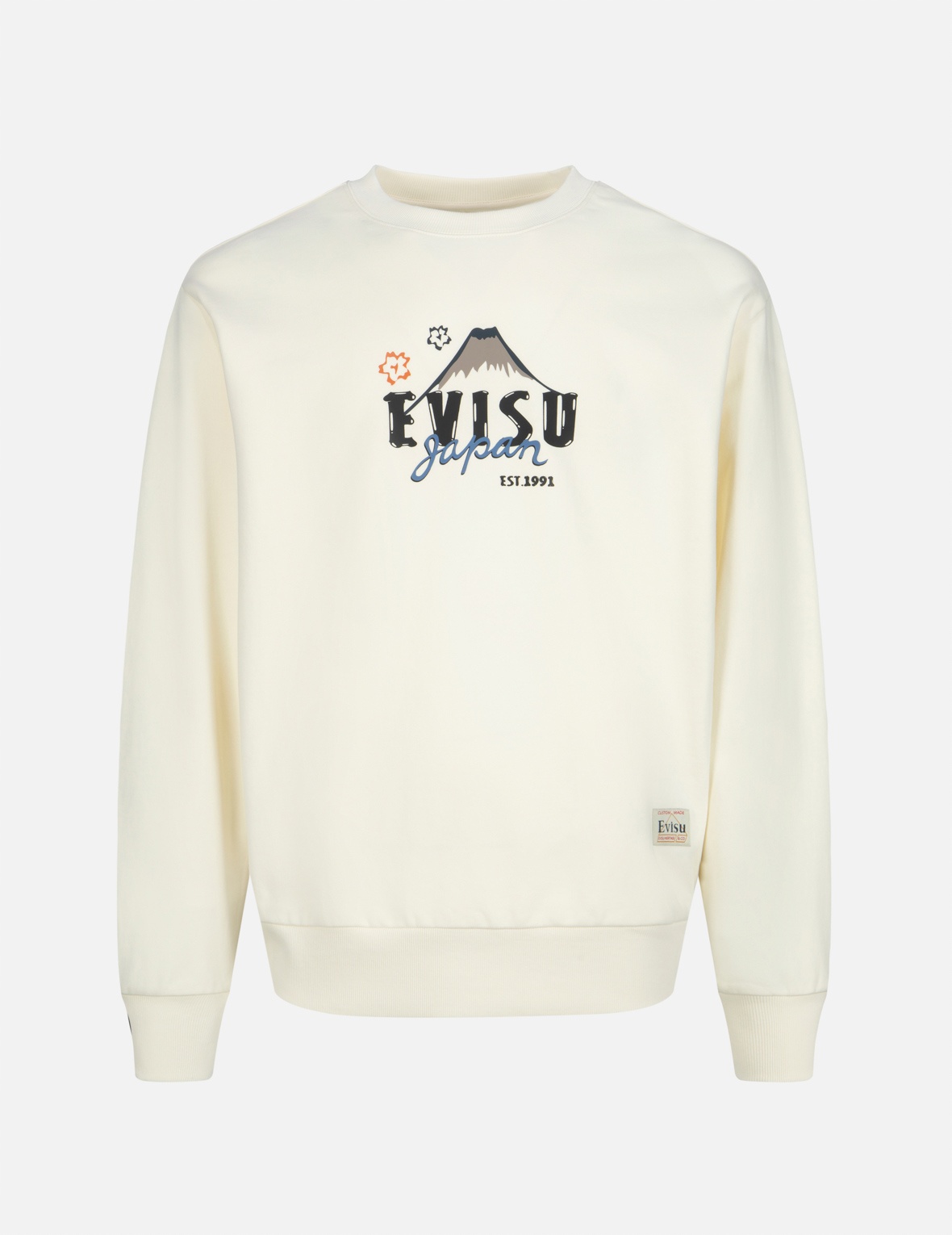 KUMADORI DARUMA PRINT RELAX FIT SWEATSHIRT - 1