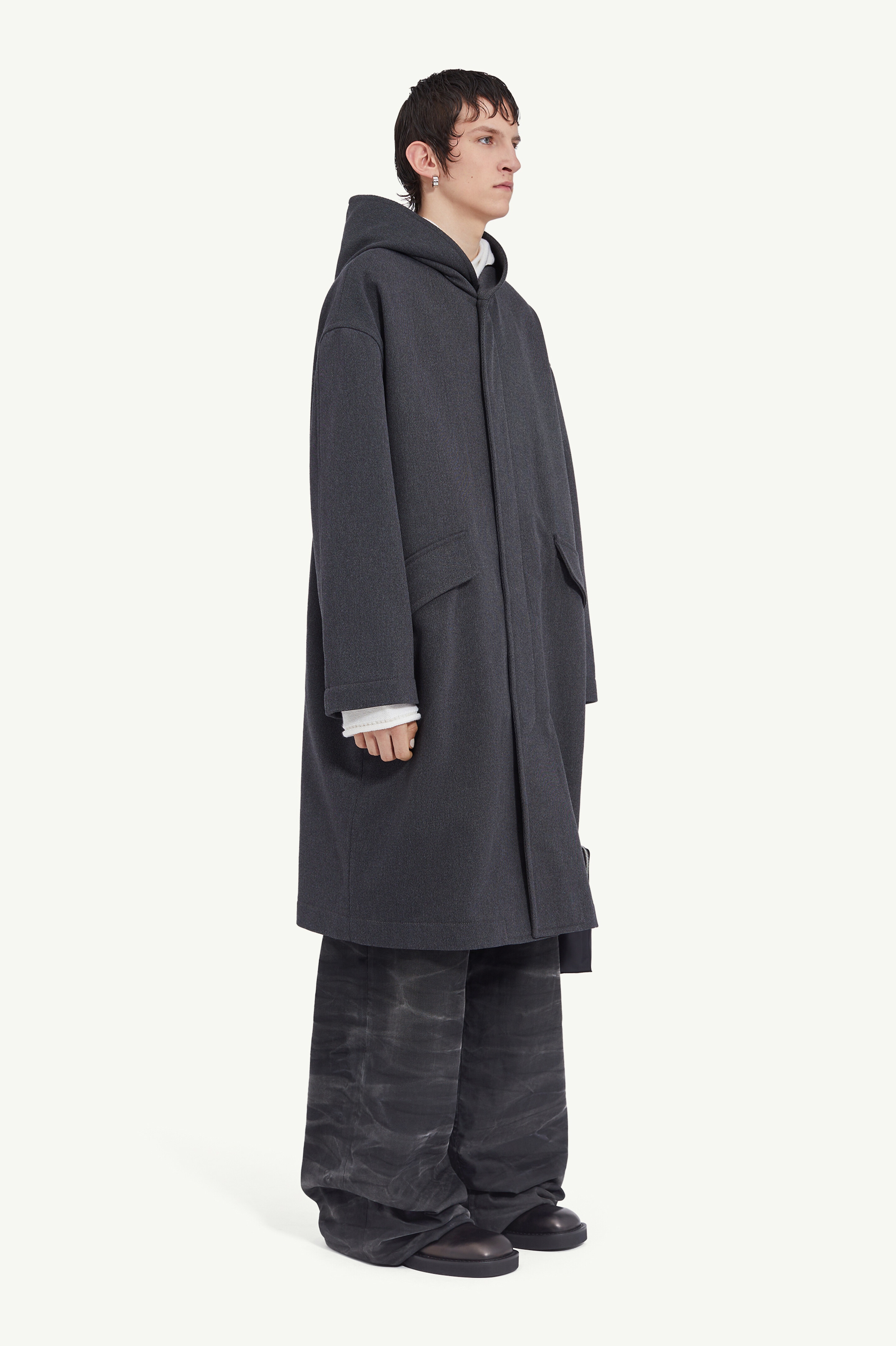 Hooded coat - 3