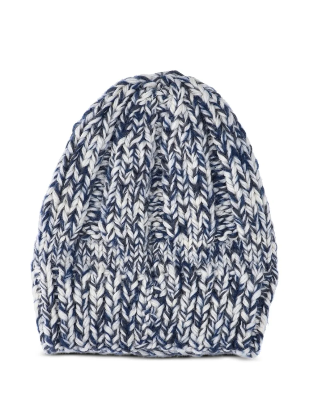 chunky-knit beanie hat - 1