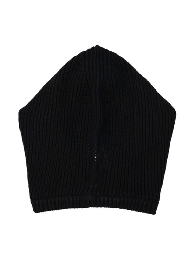 Rick Owens ribbed-knit balaclava outlook