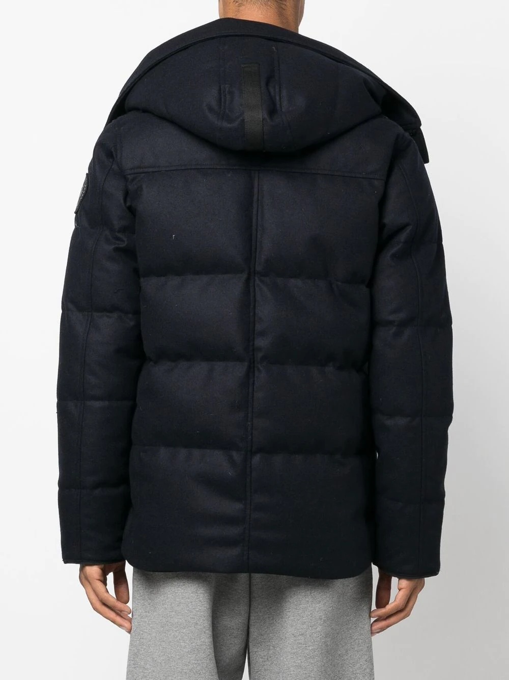 padded down hooded jacket - 4