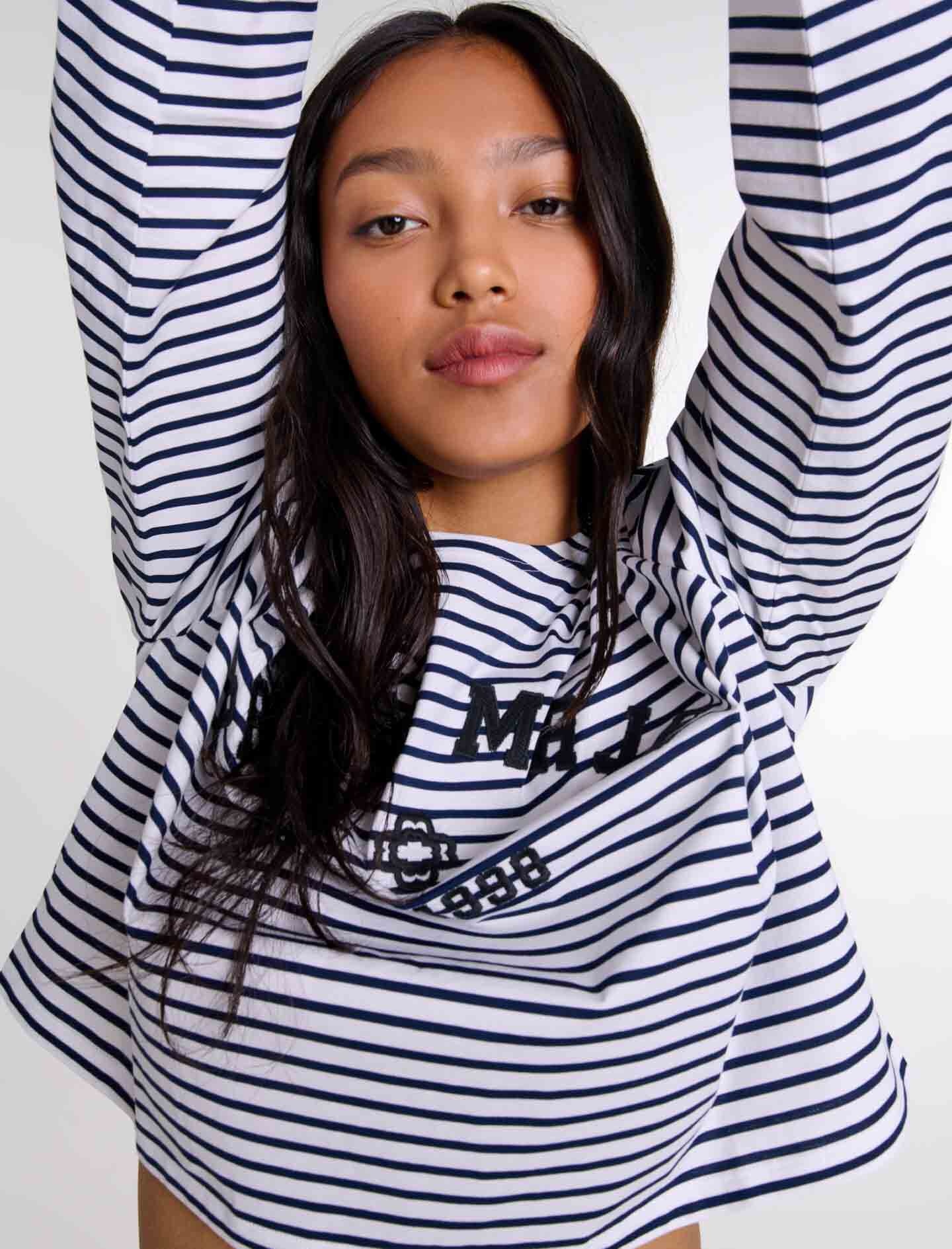 Cropped short-sleeves T-shirt - 6