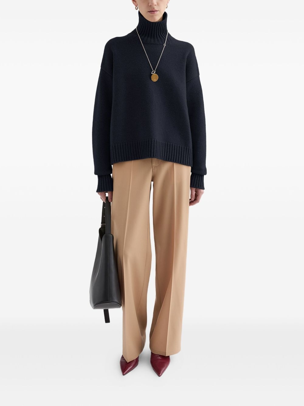 high-neck jumper - 2