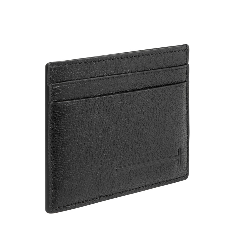 TOM FORD ELONGATED T LINE CARD HOLDER outlook