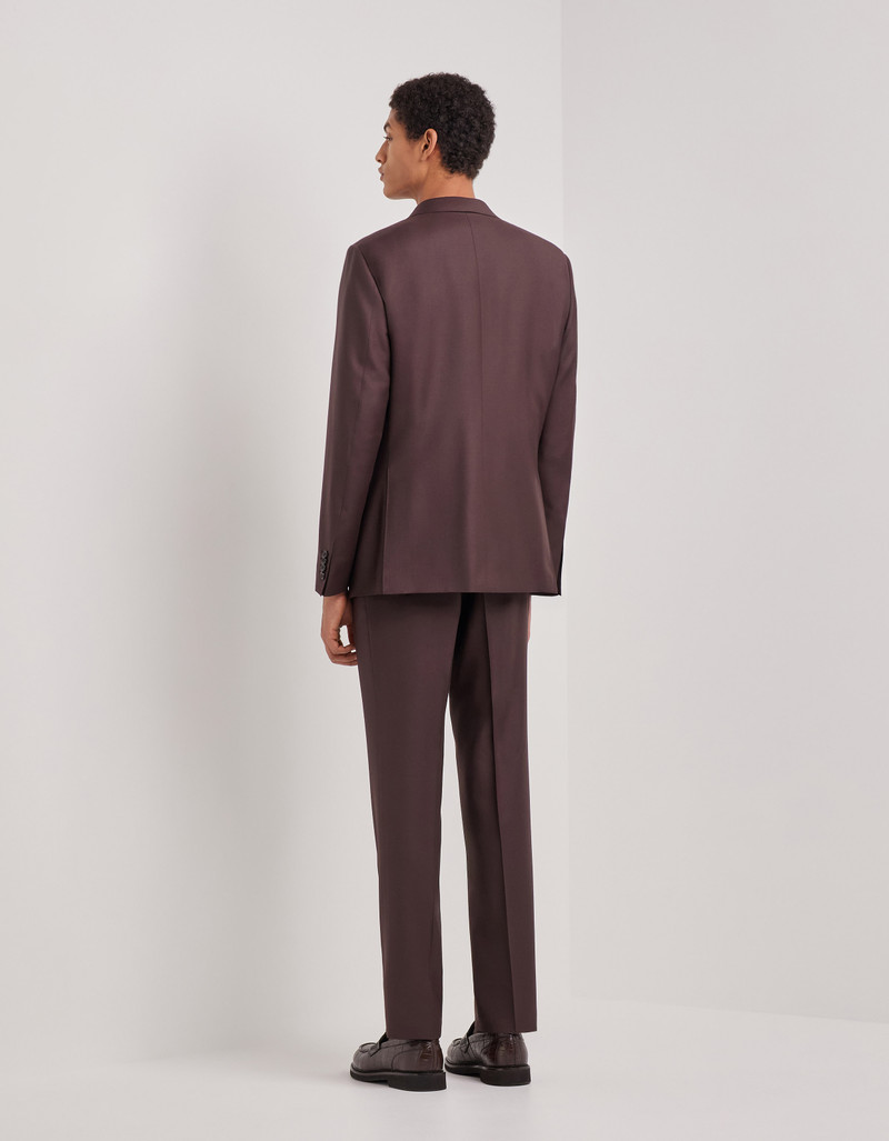 DARK BROWN MODERN FIT SUIT IN WOOL SALLIA 4