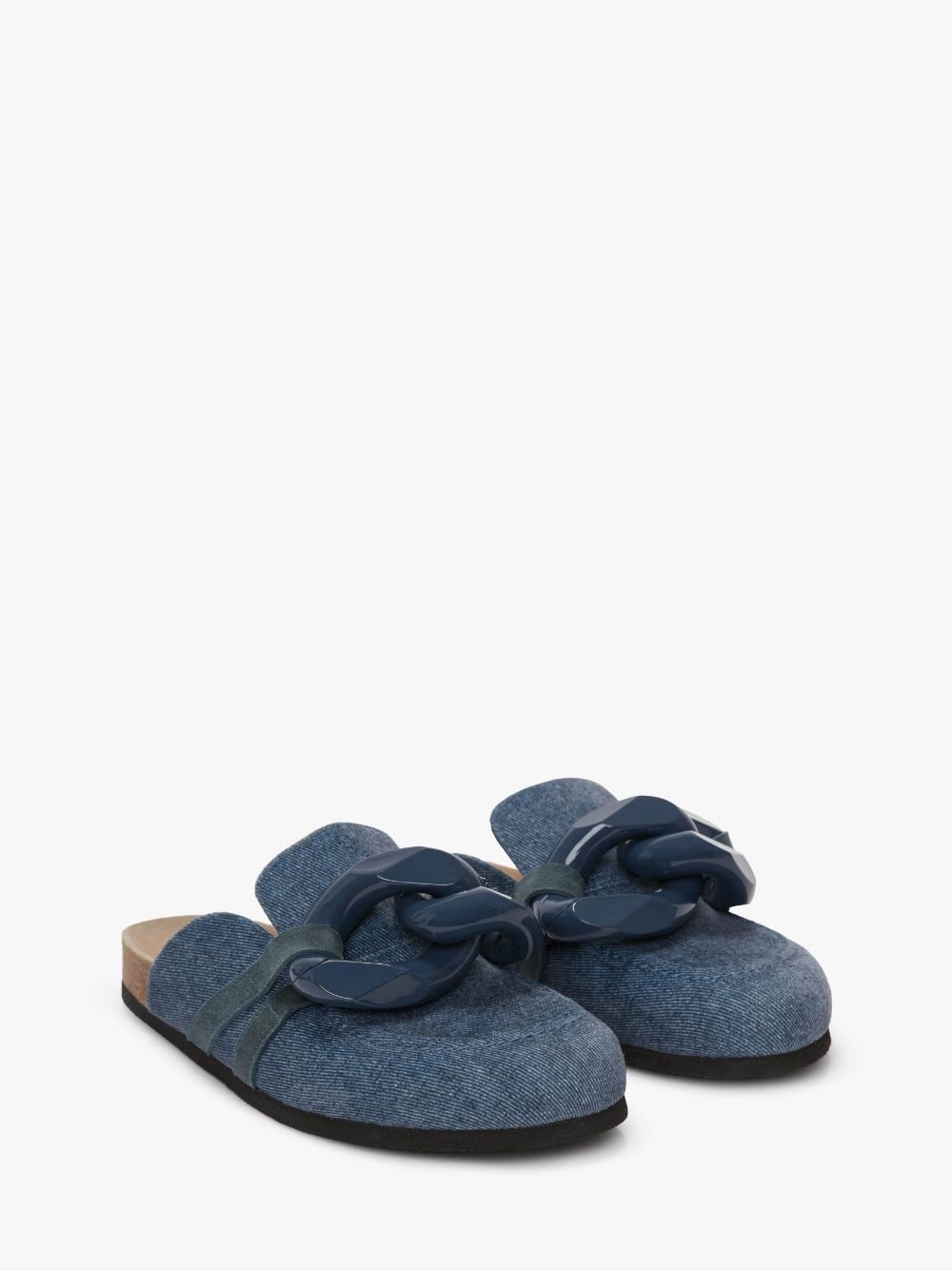 CHAIN LOAFER MULES - 2