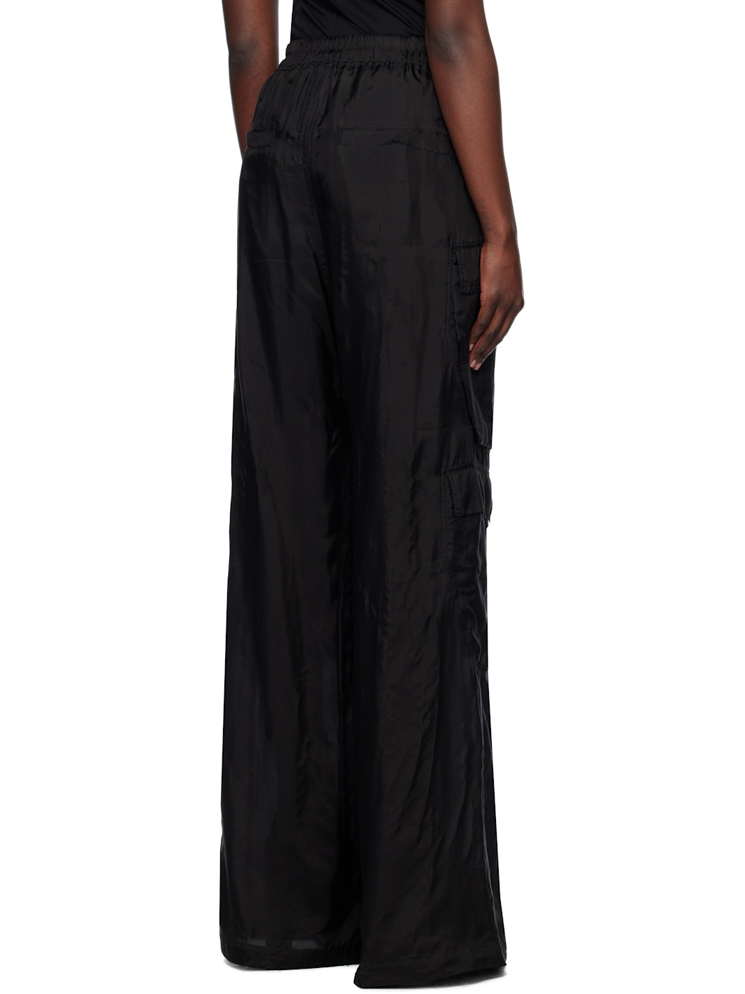 Black Hollywood Cargobelas Lounge Pants - 3