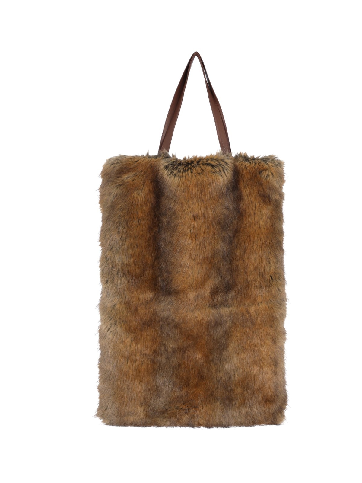 FAUX FUR TOTE BAG - 2