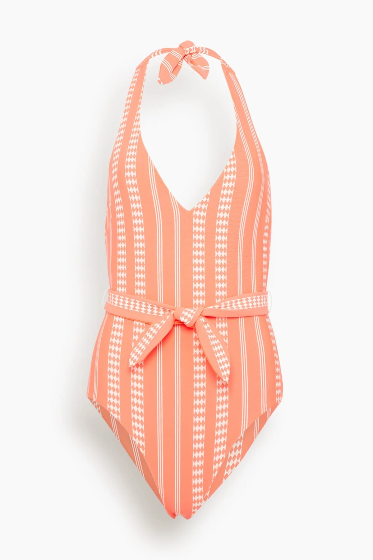 Lidya One Piece Swimsuit in Tigist Flame - 1
