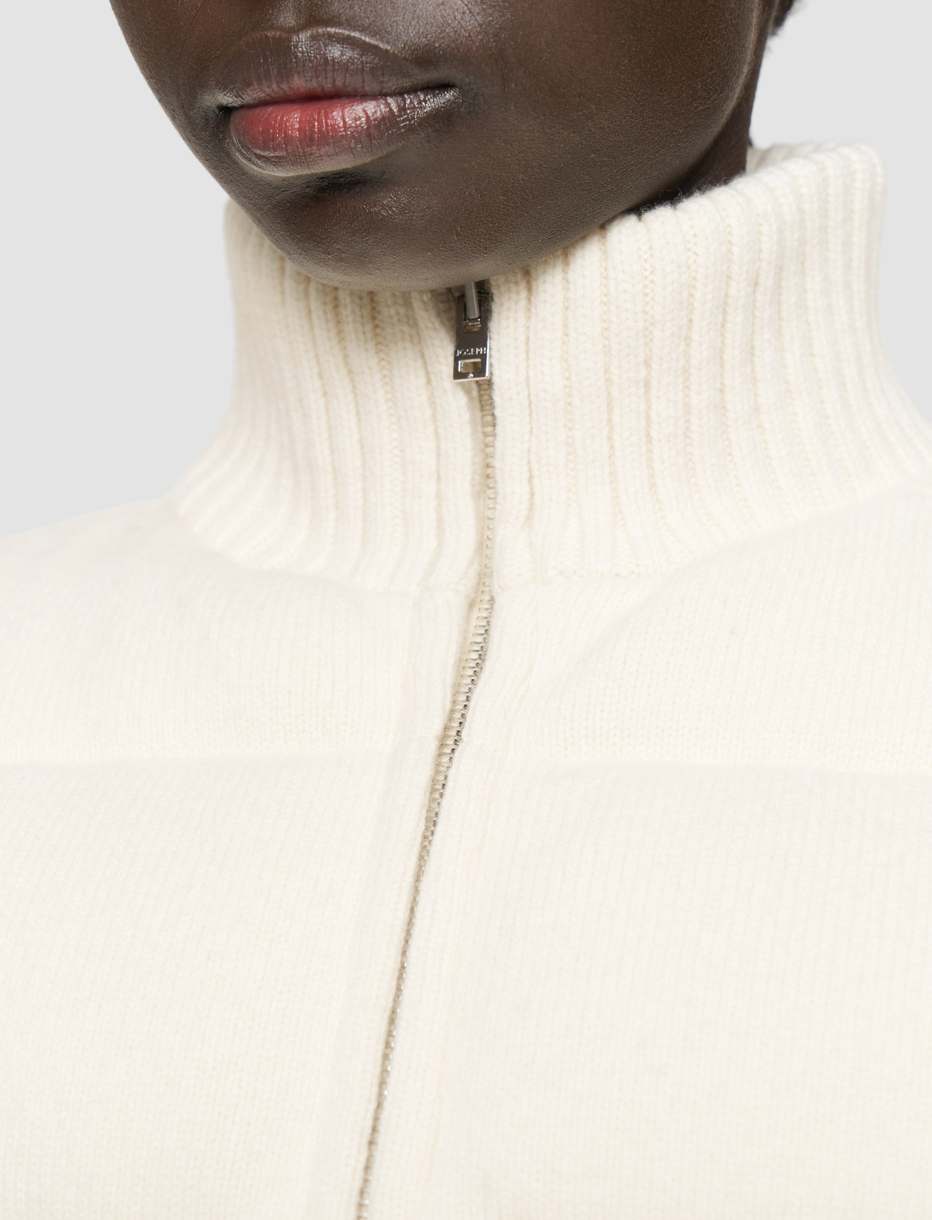 Knitted Down Puffer Gilet - 7