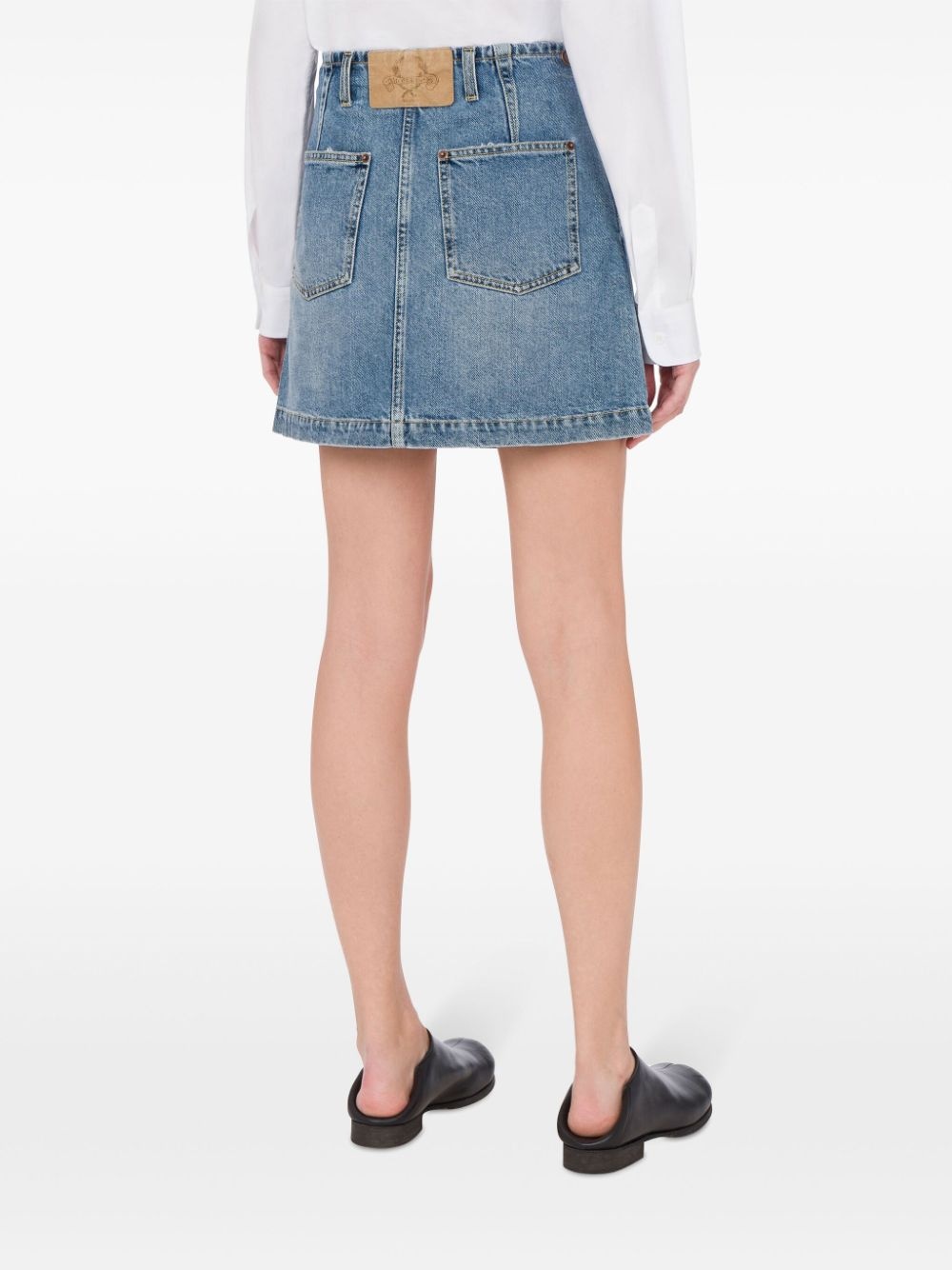 denim mini skirt - 3