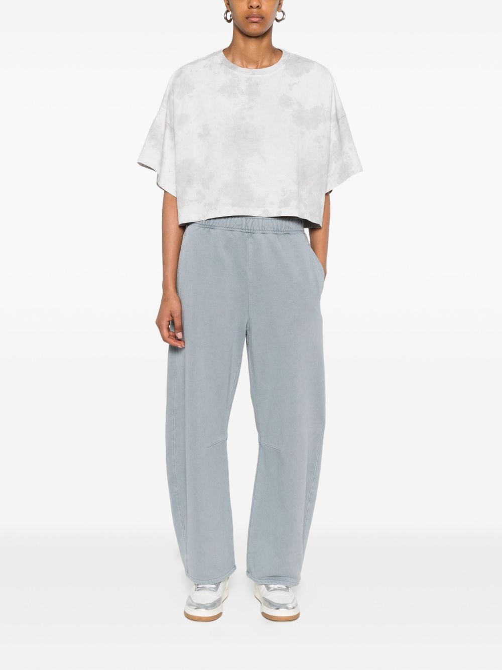 elasticated-waistband track pants - 2