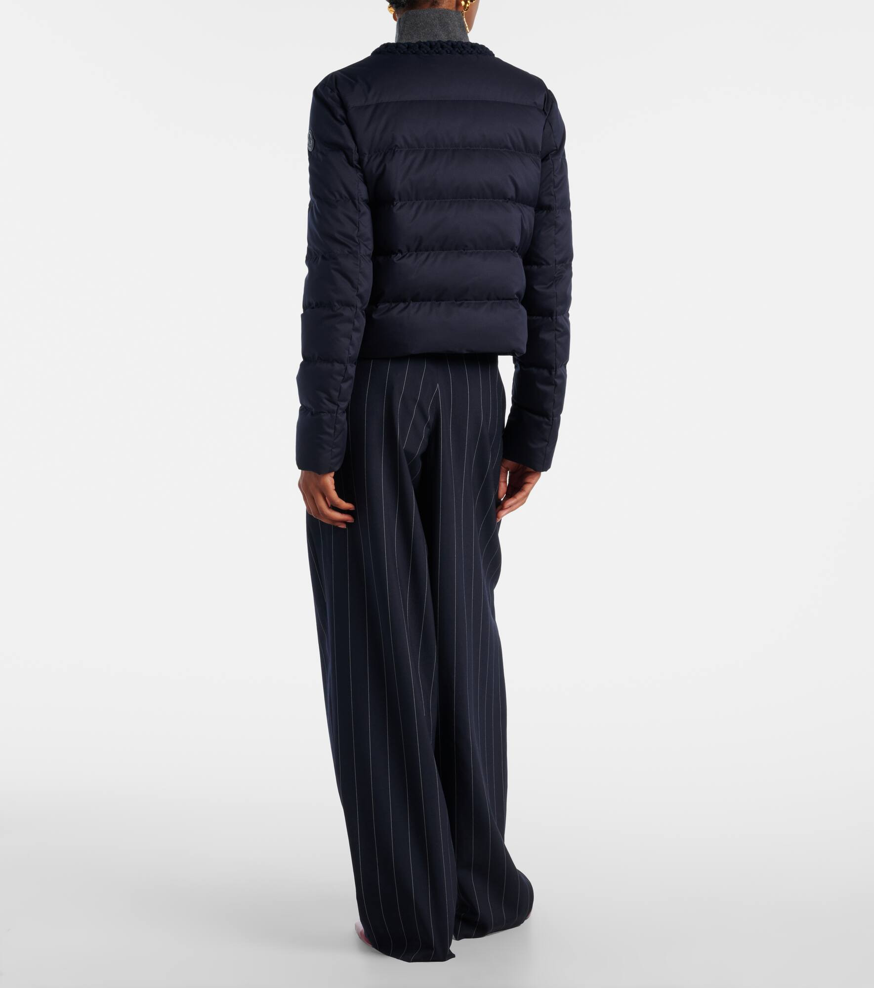 Quilted down jacket - 3