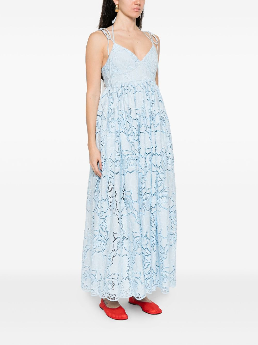 sleeveless midi dress - 3