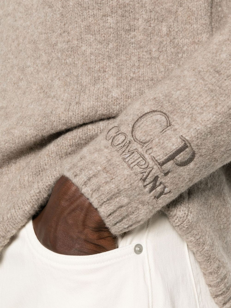 logo-embroidered jumper 5