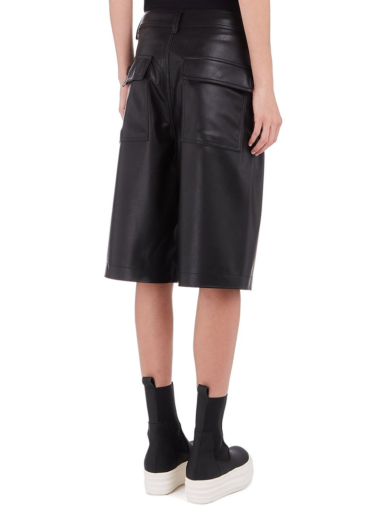 textured wide leg shorts 3