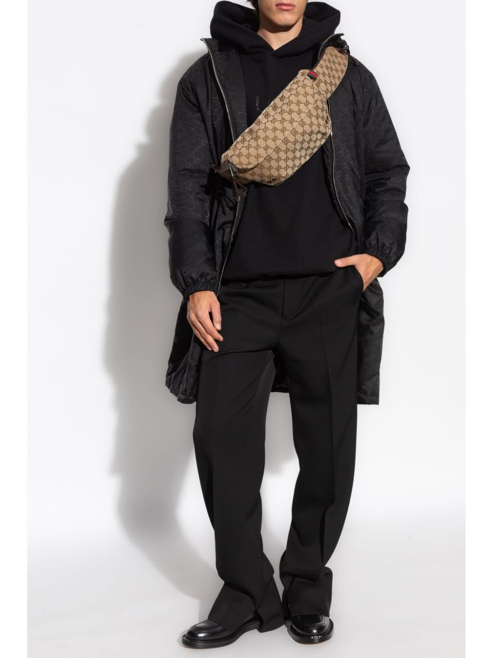 GG-pattern parka - 2