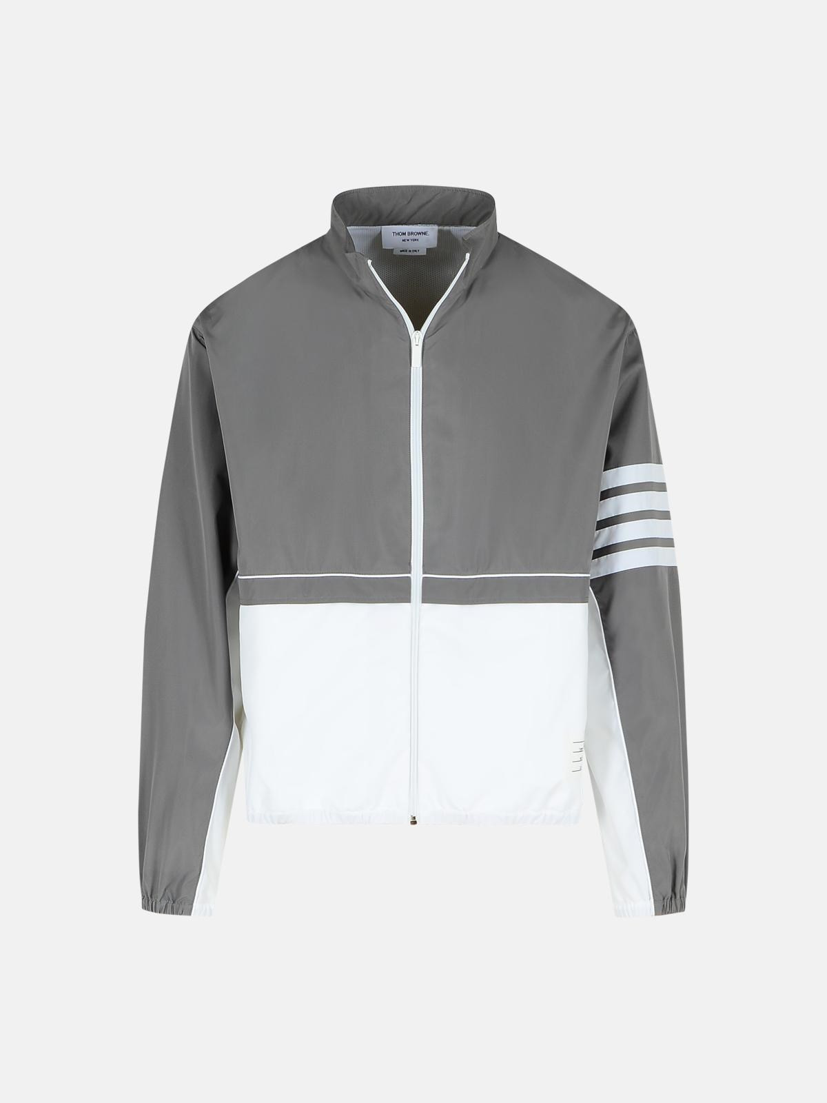GREY POLYESTER JACKET - 1