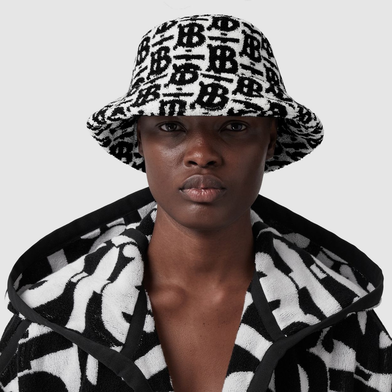 Monogram Cotton Jacquard Bucket Hat - 2