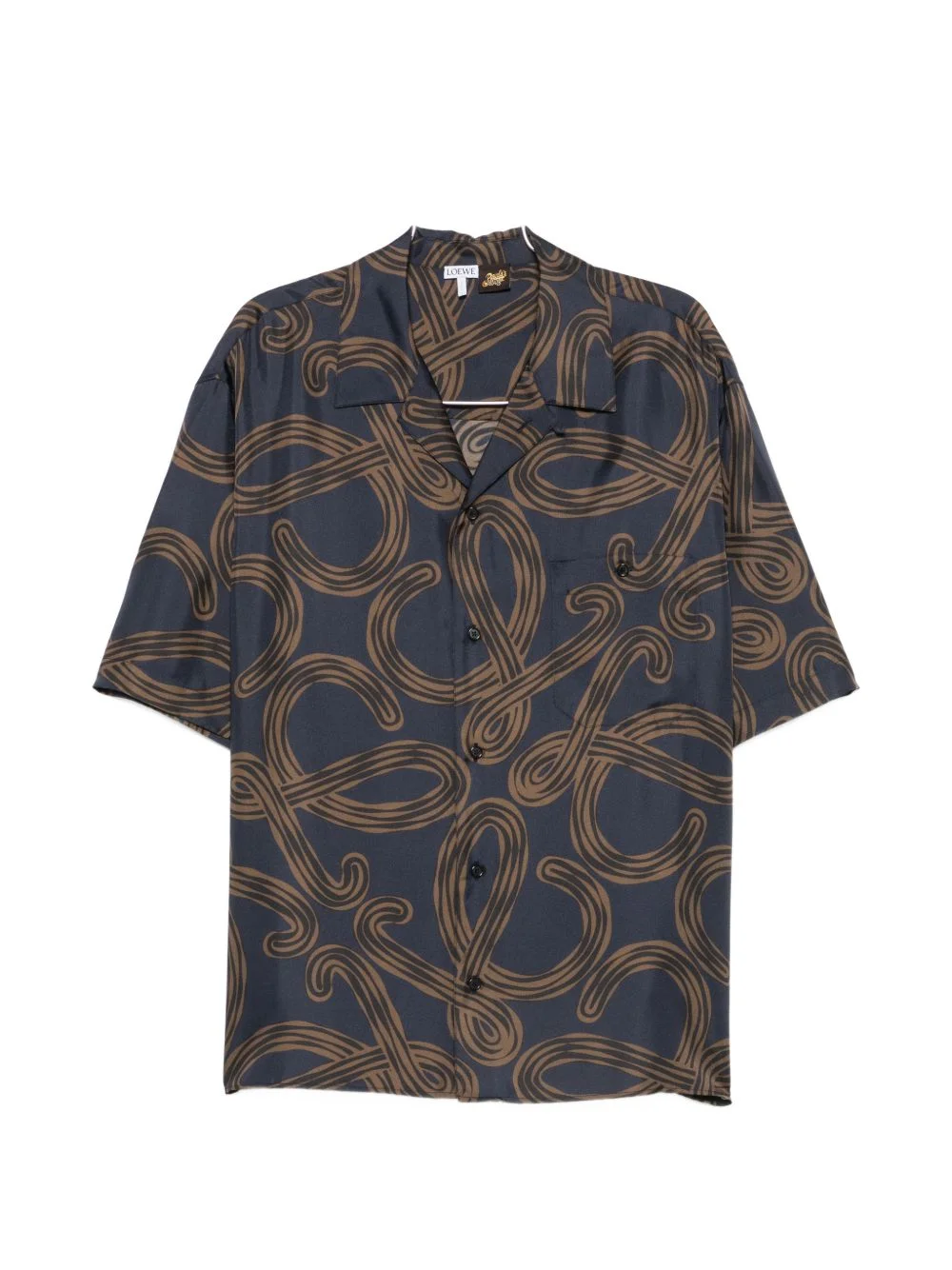 Loewe Paula's Ibiza Men Printed Silk Shirt - 1